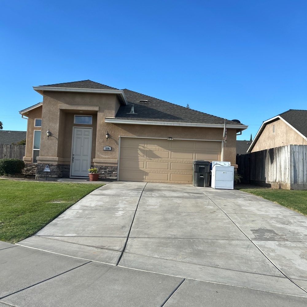 Modern Tan Garage Door